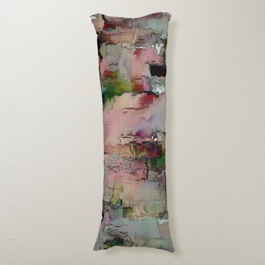 カラフル岩の先駆的なサーモン ボディピロー (正面縦)