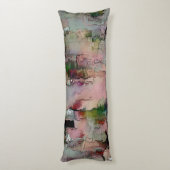 カラフル岩の先駆的なサーモン ボディピロー (裏面 (縦))