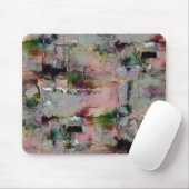 カラフル岩の先駆的なサーモン マウスパッド (マウス)