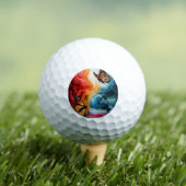 カラフル嵐の中で。 ゴルフボール (インサイチュ 木)