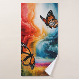 カラフル嵐の中で。 バスタオル