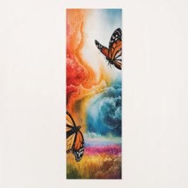 カラフル嵐の中で。 ヨガマット