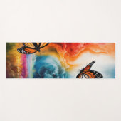 カラフル嵐の中で。 ヨガマット (正面(横))