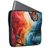 カラフル嵐の中で。 ラップトップスリーブ (正面右)