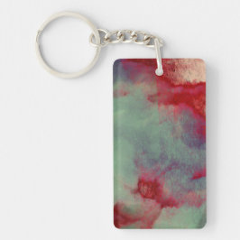 カラフル嵐の雲抽象芸術ブラシのストロークアート キーホルダー
