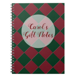 カラフル市松模様にズ – ホリデーヒュース ノートブック