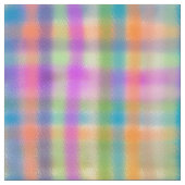 カラフル市松模様に型 ファブリック (見本)