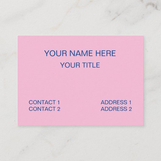 カラフル市松模様に型 名刺 (裏面)