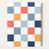 カラフル市松模様に2024 プランナー手帳 (裏面)