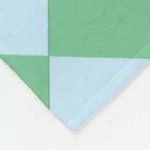 カラフル市松模様に – 造幣局のヒント フリースブランケット (角)