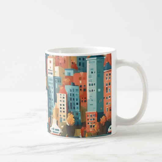カラフル市 コーヒーマグカップ (右)