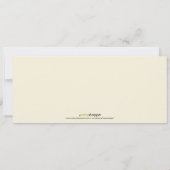 カラフル帯企業のイベント招待状(明るい赤紫色 招待状 (裏面)