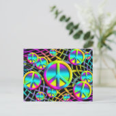 カラフル平和 ポストカード (スタンド正面)