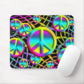 カラフル平和 マウスパッド (マウス)