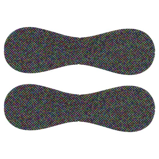 カラフル平方幾何ユニーク鮮やか模様 ソフトボール (パネル)