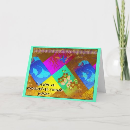 カラフル年賀状 シーズンカード (正面)