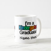 カラフル幼稚園卒園 コーヒーマグカップ (正面右)