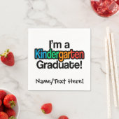 カラフル幼稚園卒園 スタンダードカクテルナプキン (インサイチュ)