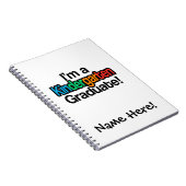 カラフル幼稚園卒園 ノートブック