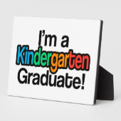 カラフル幼稚園卒園 フォトプラーク (側面)