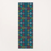 カラフル幾何学北欧 ヨガマット (正面)