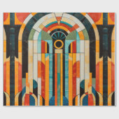 カラフル幾何学模様2 ラッピングペーパー (フラット)