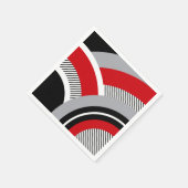 カラフル幾何学 スタンダードカクテルナプキン (角)