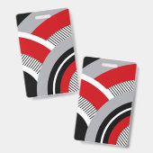 カラフル幾何学 バッジ (正面＆裏面)