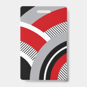 カラフル幾何学 バッジ (裏面)