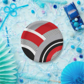 カラフル幾何学 ペーパープレート (パーティー)