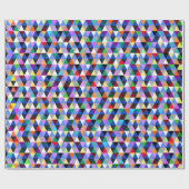 カラフル幾何柄包装紙 ラッピングペーパー (フラット)