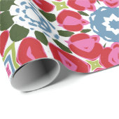 カラフル幾何柄包装紙 ラッピングペーパー (ロールコーナー)