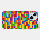 カラフル建物ブロックパターン Case-Mate iPhoneケース (裏面 (横))