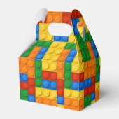 カラフル建物ブロック誕生日パーティー フェイバーボックス (裏面サイド)