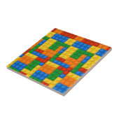カラフル建物ブロック タイル (側面)