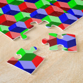 カラフル建物ブロックThunder_Cove 3-D ジグソーパズル (側面)