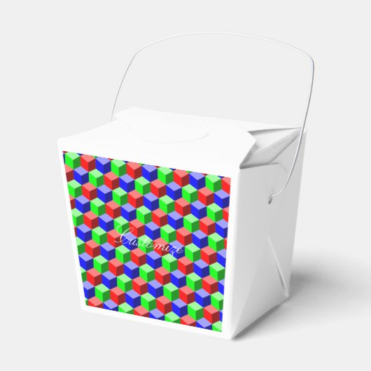 カラフル建物ブロックThunder_Cove 3-D フェイバーボックス (正面サイド)