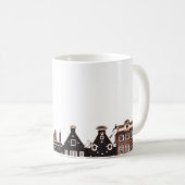 カラフル建物 コーヒーマグカップ (正面右)