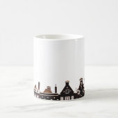 カラフル建物 コーヒーマグカップ (中央)