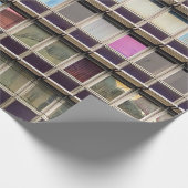 カラフル建物 ラッピングペーパー (角)