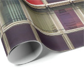 カラフル建物 ラッピングペーパー (ロールコーナー)