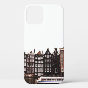 カラフル建物 iPhone 12ケース