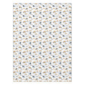 カラフル建築トラックのパターン テーブルクロス (正面)