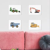 カラフル建築車少年ルーム (リビング)