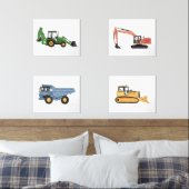 カラフル建築車少年ルーム (寝室)