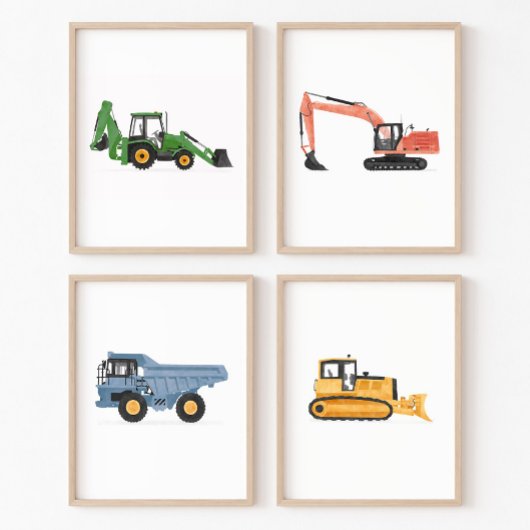 カラフル建築車少年ルーム