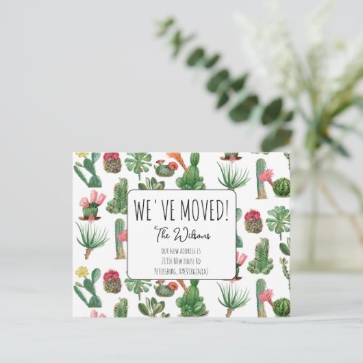 カラフル引っ越しましたの新しいホームの移動発表 シーズンポストカード (スタンド正面)