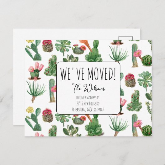 カラフル引っ越しましたの新しいホームの移動発表 シーズンポストカード (正面/裏面)