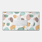 カラフル形オーガニック状 デスクマット (キーボード&マウス)