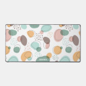 カラフル形オーガニック状 デスクマット (正面)